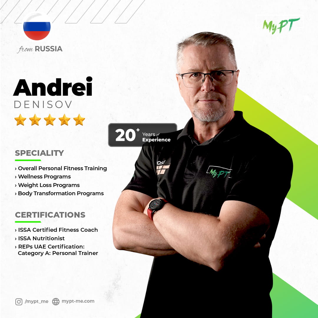 experienced personal trainer in Dubai