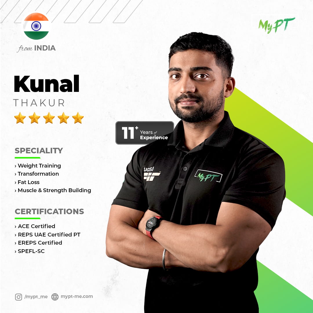 Indian personal trainer at home in Dubai
